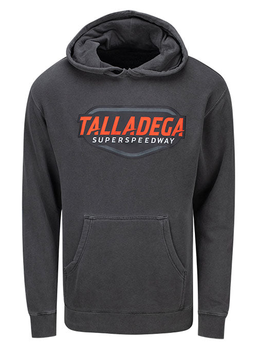 Talladega Superspeedway Logo Drop Hoodie in Black - Front View