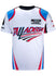 Talladega Sublimated T-Shirt in White - Front View
