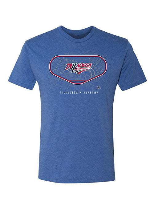 Talladega Superspeedway Track Outline T-Shirt | Pit Shop Official Gear