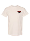 Talladega State Outline Logo T-Shirt in Tan - Front View