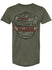 Talladega Superspeedway Americana T-Shirt in Green - Front View