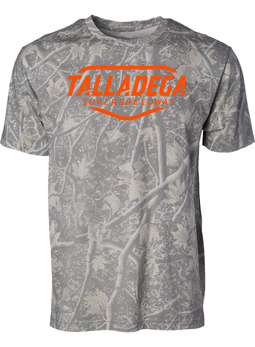 Talladega Superspeedway Tree Camo T-Shirt in Camo - Front View