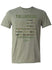 Talladega Superspeedway Camo Flag T-Shirt in green - Front View