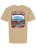 Talladega Superspeedway Boulevard Party T-Shirt in Brown - Front View