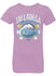 Youth Girls Talladega Superspeedway Pop Out T-Shirt in Pink - Front View