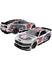 2026 Official NASCAR 1:24 Diecast In White - Combined Front & Side Views