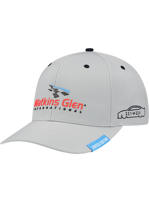 Watkins Glen International Limited Edition Hat in Grey - Left Side View