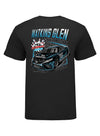 2023 Go Bowling at the Glen Ghost Car T-Shirt in Black - Back View
