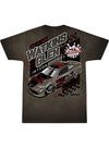 2026 Watkins Glen International Ghost Car T-Shirt In Brown - Back View