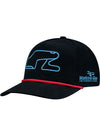 Watkins Glen International Track Outline Rope Hat in Black - Front left View