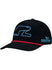 Watkins Glen International Track Outline Rope Hat in Black - Front left View