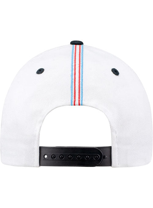 Watkins Glen International Striped Hat in White - Back view