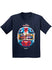 Youth Watkins Glen International Helmet T-Shirt in Blue - Front View