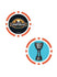 Championship Weekend Poker Chip - Duel Sided View