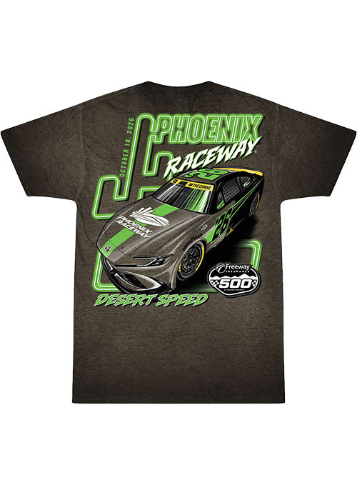 2026 Phoenix Raceway Ghost Car T-Shirt in Black - Back View