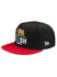 2023 Clash Cali Bear Hat in Black and Red - Left Side View