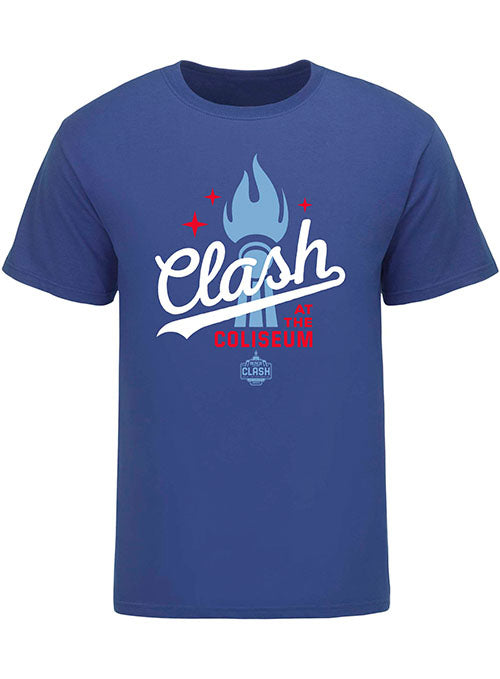 2023 Clash Torch T-Shirt in Neon Blue - Front View