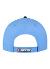 NASCAR 75th Anniversary Debossed Hat in Black and Blue - Back View