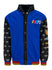 NASCAR 75th Anniversary Twill Jacket in Blue and Black - Front View
