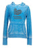 Ladies Phoenix Gun Metal Sweatshirt in Oceanberry Blue - Front View
