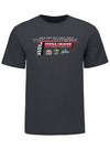2023 Talladega Triple Header T-Shirt in Grey - Front View