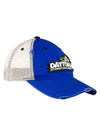 Daytona Distressed Mesh Hat in Blue - Right Side View