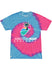 Homestead-Miami Tie Dye T-shirt in Pink and Blue Tie Dye - Front View