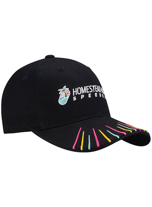 Youth Homestead Striped Hat in Black - Right Side View