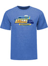 2023 Advent Health 400 Event T-Shirt in Blue - Front View