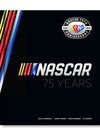 NASCAR 75th Anniversary Book in Black - Front Cover