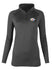 Ladies NASCAR 75th Anniversary 1/4 Zip in Grey - Front View