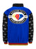 NASCAR 75th Anniversary Twill Jacket in Blue and Black - Back View
