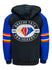 NASCAR 75th Anniversary Full Zip Sweatshirt in Grey and Blue - Back View