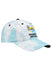Ladies Phoenix Tie Dye Hat in Blue and White - Right Side View