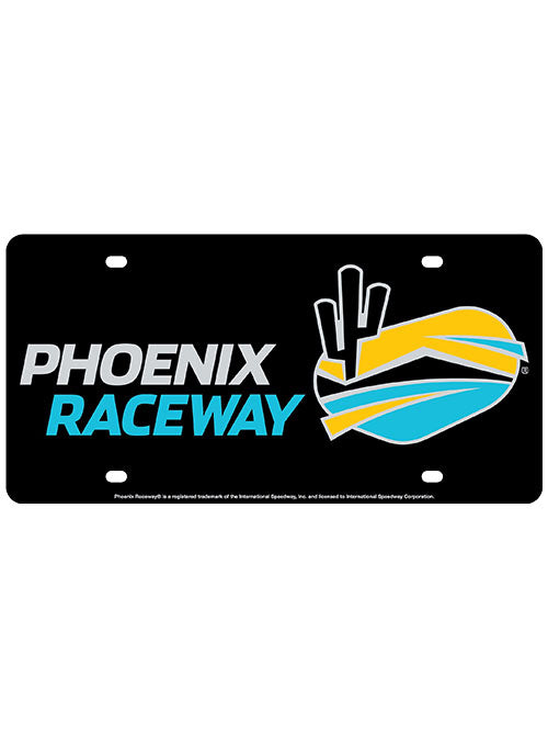 Phoenix License Plate in Black