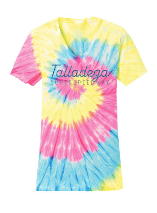 Products Ladies Talladega Tie Dye T-Shirt - Front View