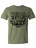 Talladega Americana 'DEGA T-Shirt in Green - Front View