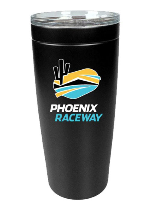 Phoenix Raceway Black 20oz Tumbler in Black - Side View