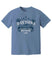 Daytona Flyover T-Shirt in Washed Denim - Front View