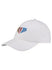 Ladies NASCAR 75th Rhinestone Hat in White - Left Side View