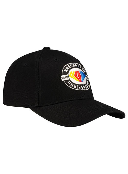 NASCAR 75th Anniversary Structured Black Hat - Right Side View