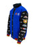 NASCAR 75th Anniversary Twill Jacket in Blue and Black - Left Side View