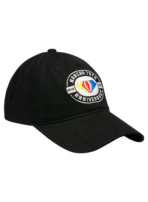 NASCAR 75th Anniversary Hat in Black - Right Side View