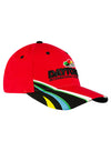 Daytona Striped Hat in Red - Right Side View