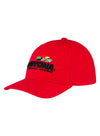 Juvenile Daytona International Speedway Hat in Red - Left Side View