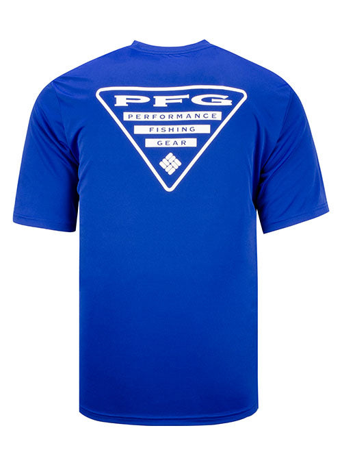 NASCAR Columbia PFG T-Shirt in Blue - Back View