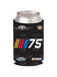 NASCAR 75th Anniversary 12 oz Can Cooler in Black - Side View