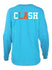 2023 Ladies Clash Jersey T-Shirt in Light Blue - Back View