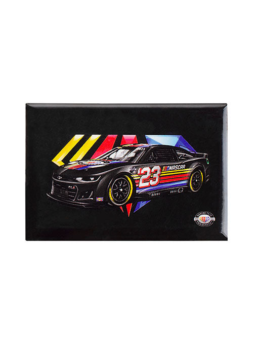 NASCAR 75th Anniversary 2x3 Magnet in Black - Front View