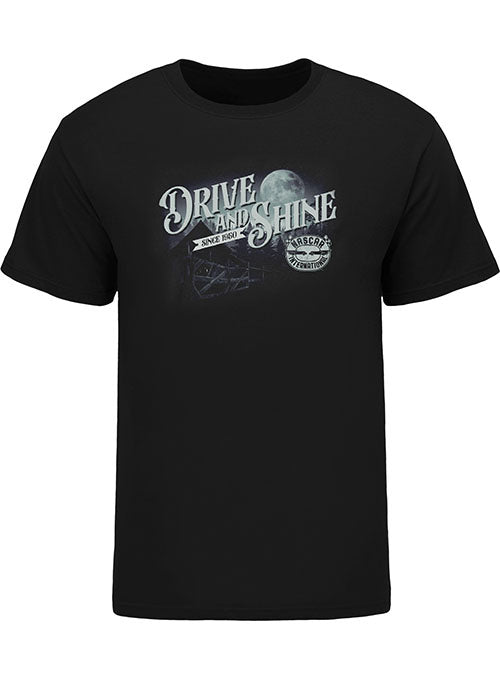NASCAR Drive and Shine T-Shirt in Black - Front View